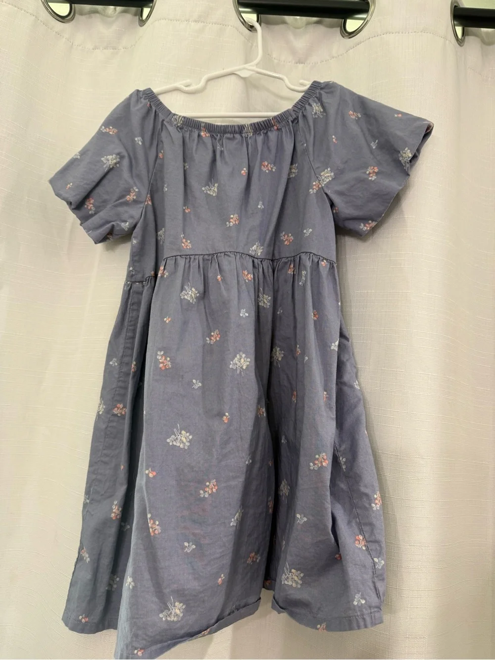 OshKosh B'gosh Blue Floral Casual Girls Dress